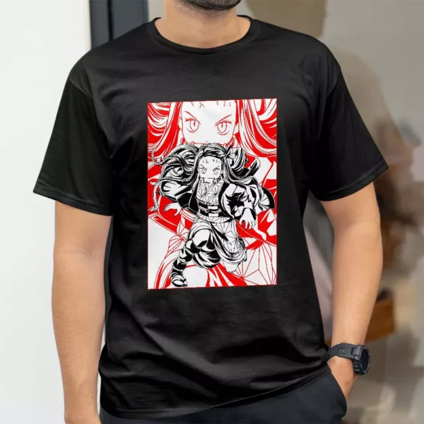 تیشرت طرح انیمه شیطان‌کش Demon Slayer شخصیت تن‌گن