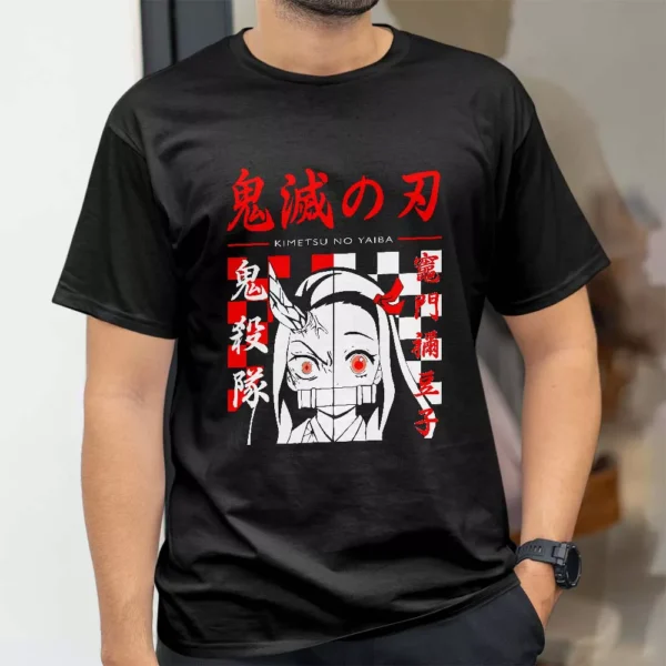 تیشرت طرح انیمه Demon Slayer شخصیت داکی Daki کد 107