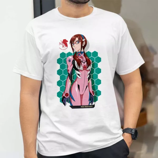 تیشرت طرح انیمه Evangelion شخصیت آسکا Asuka کد 123