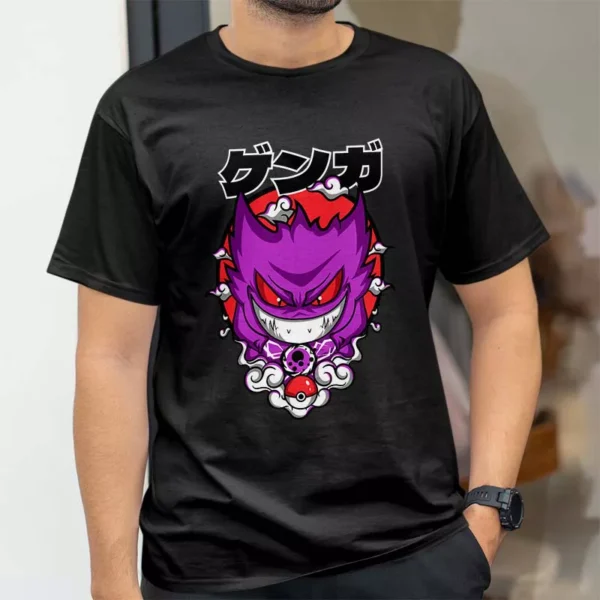 تیشرت طرح پوکمون Pokémon شخصیت گنگار Gengar کد 143