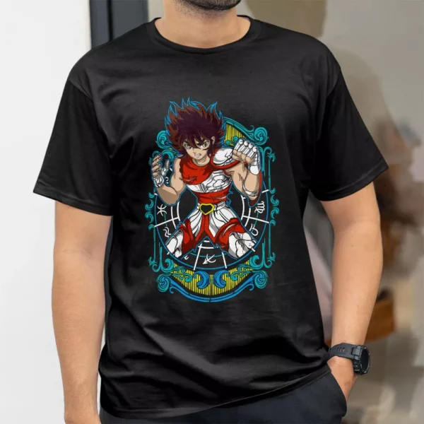 تیشرت طرح شخصیت اصلی از انیمه سنت سیا Saint Seiya کد 188