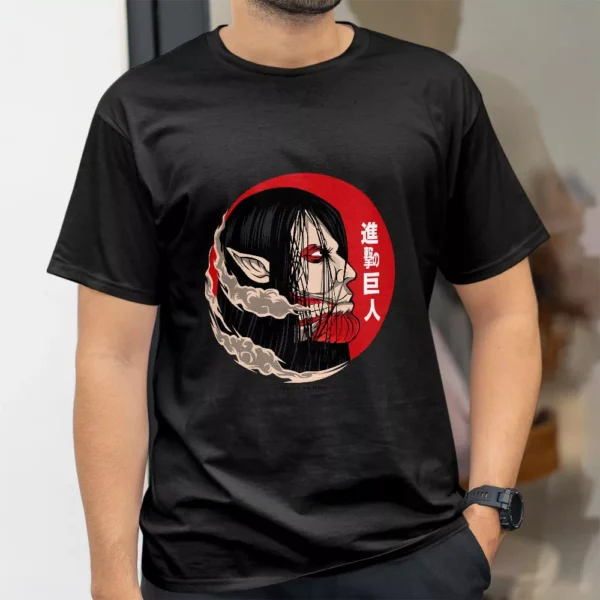 تیشرت طرح ارن یگر از انیمه اتک آن تایتان Attack on Titan کد 191