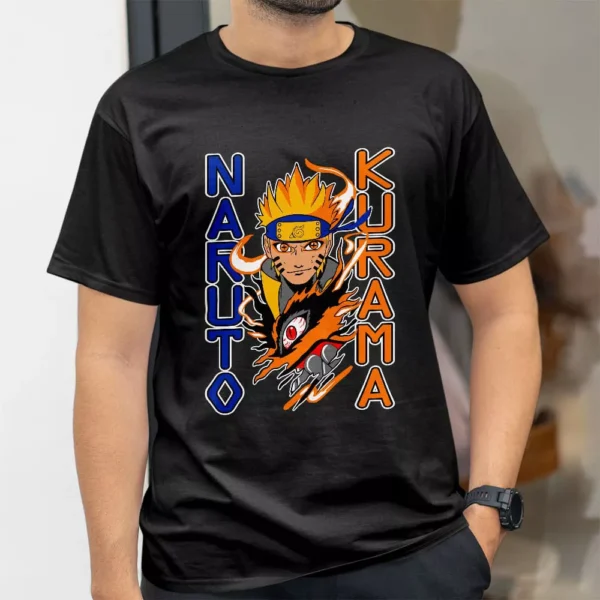 تیشرت طرح ناروتو و کوراما از انیمه ناروتو Naruto کد 218