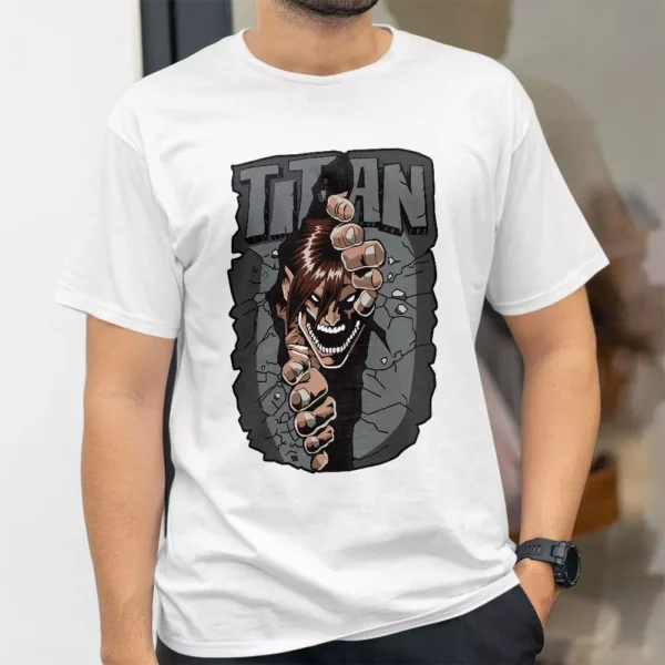 تیشرت طرح تایتان زرهی از انیمه اتک آن تایتان Attack on Titan کد 220