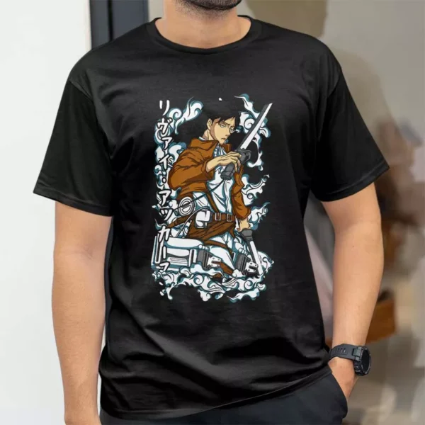تیشرت طرح ارن یگر از انیمه Attack on Titan کد 262