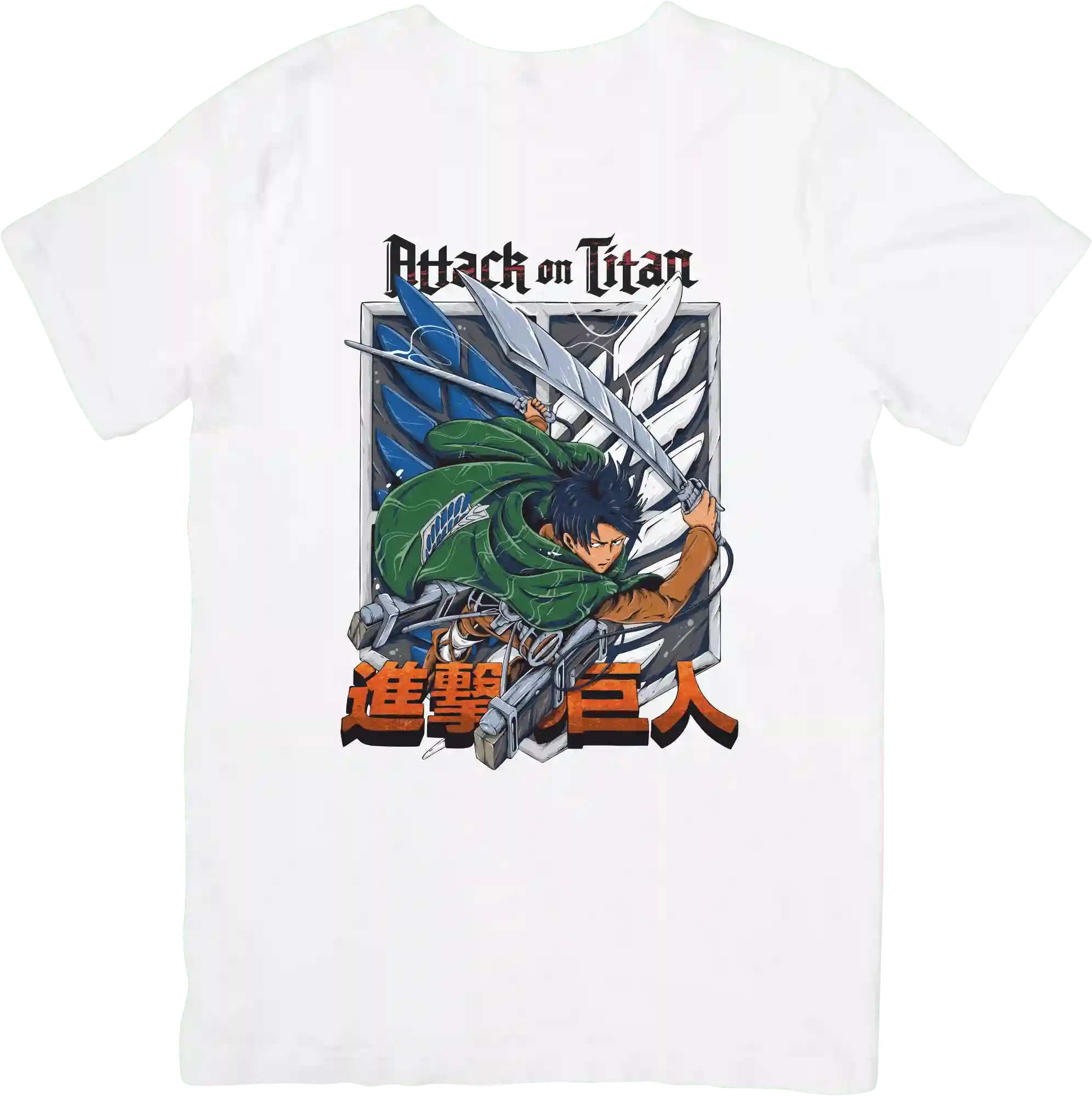 تیشرت طرح اتک آن تایتان ارن از انیمه Attack on Titan کد 296