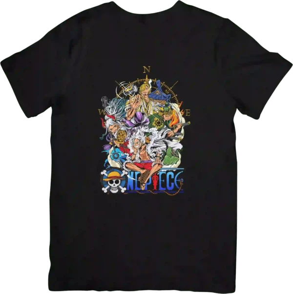 تیشرت طرح وان پیس ماجراجویی از انیمه One Piece کد 297