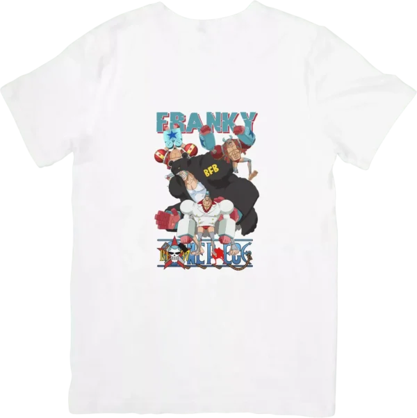 تیشرت طرح فرانکی شوخ‌طبع از انیمه One Piece وان پیس کد 354