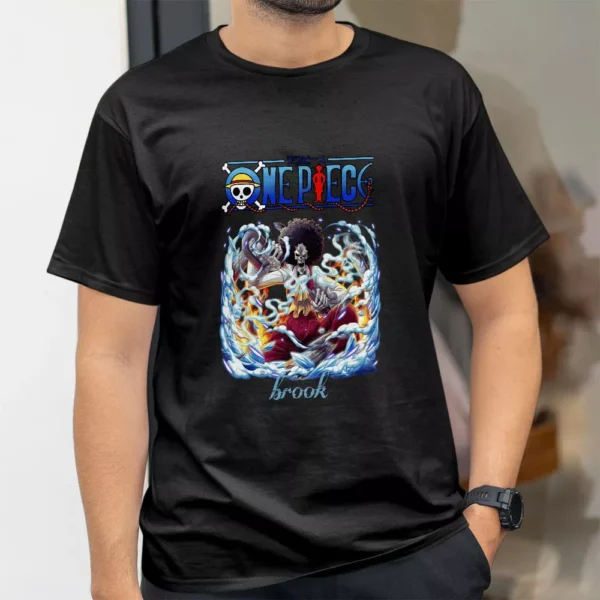 تیشرت طرح بروک موسیقیدان ارواح از انیمه One Piece وان پیس کد 394