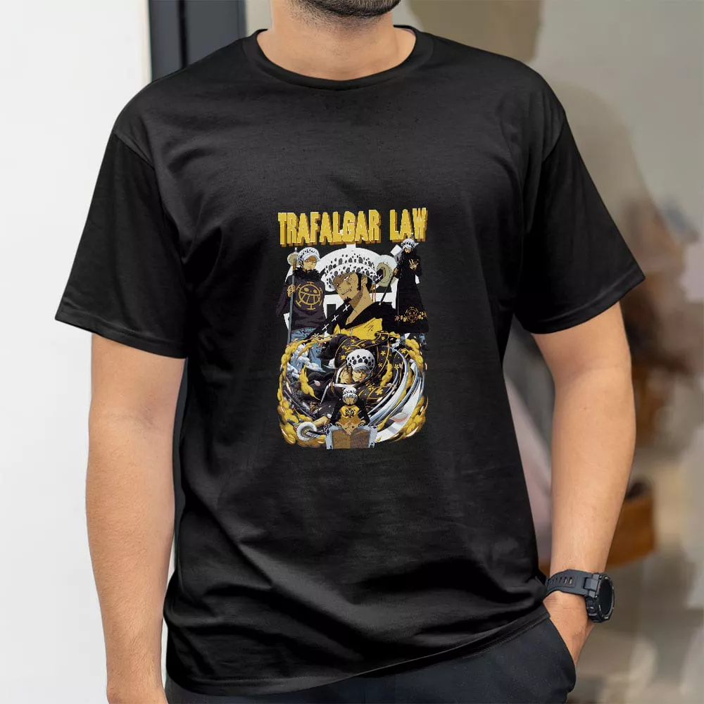 تیشرت طرح ترافالگار دی لاو جراح مرگ از انیمه One Piece وان پیس کد 402