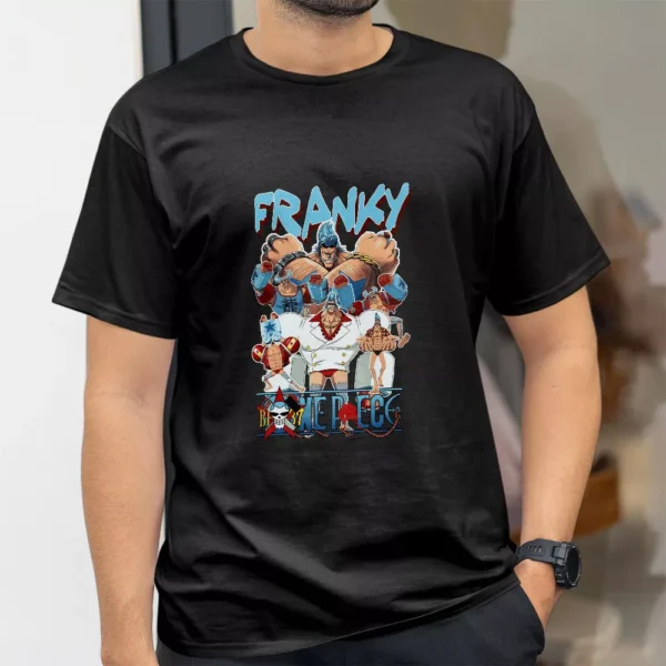 تیشرت طرح فرانکی مهندس قوی از انیمه One Piece وان پیس کد 420