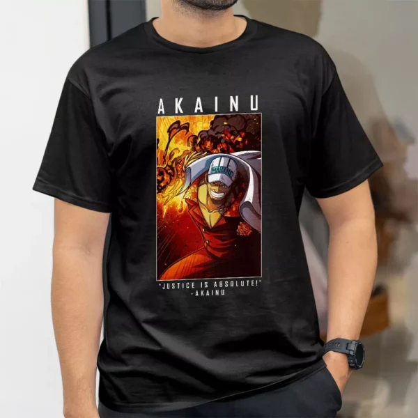 تیشرت طرح آکاینوی ادمیرال آتش از انیمه One Piece وان پیس کد 422