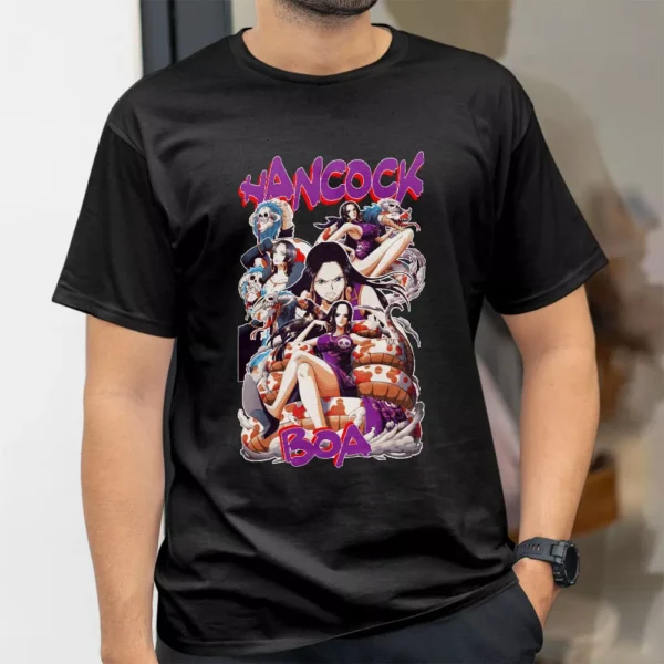 تیشرت طرح بوا هنکاک ملکه دزدان دریایی از انیمه One Piece وان پیس کد 429
