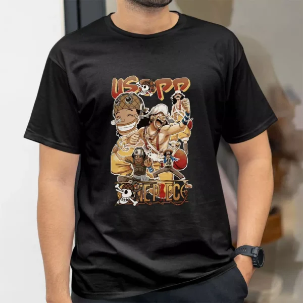 تیشرت طرح اوساپ تک‌تیرانداز شوخ‌طبع از انیمه One Piece وان پیس کد 434
