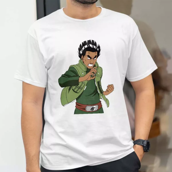 تیشرت طرح انیمه ناروتو Naruto شخصیت راک لی Rock Lee کد 95